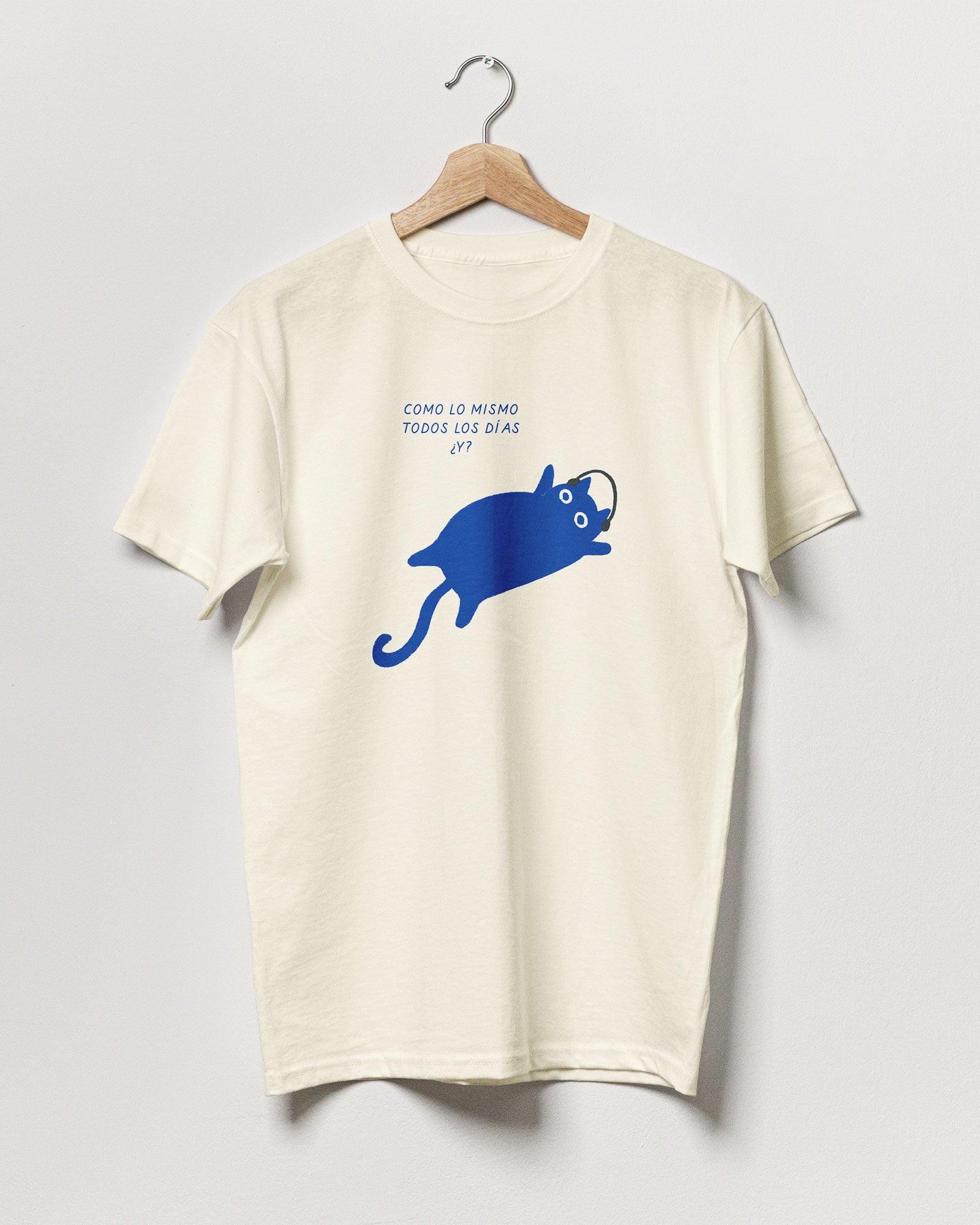 Camiseta manga corta "Como lo mismo" Stimmy Cat