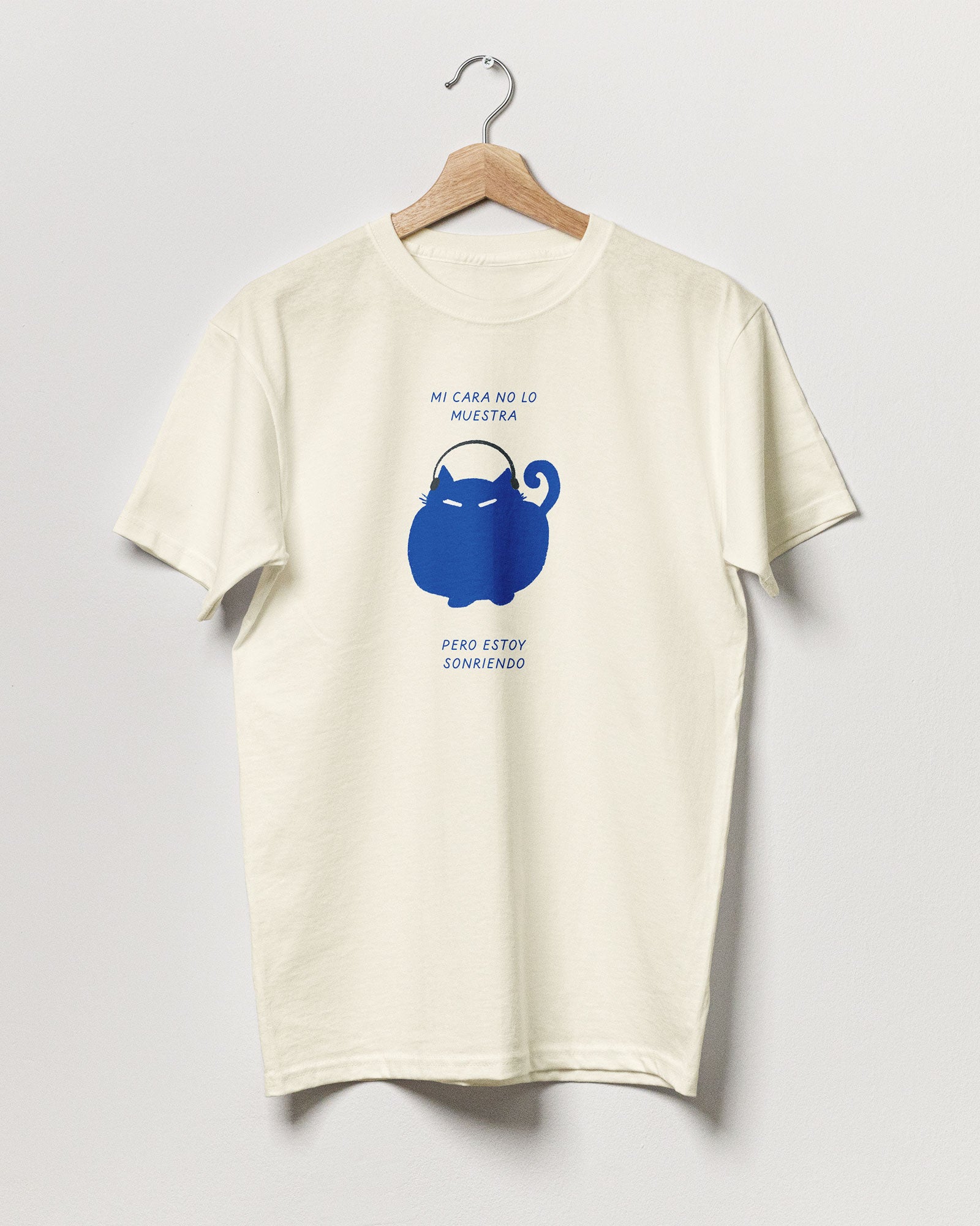 Camiseta manga corta "Estoy sonriendo" Stimmy Cat