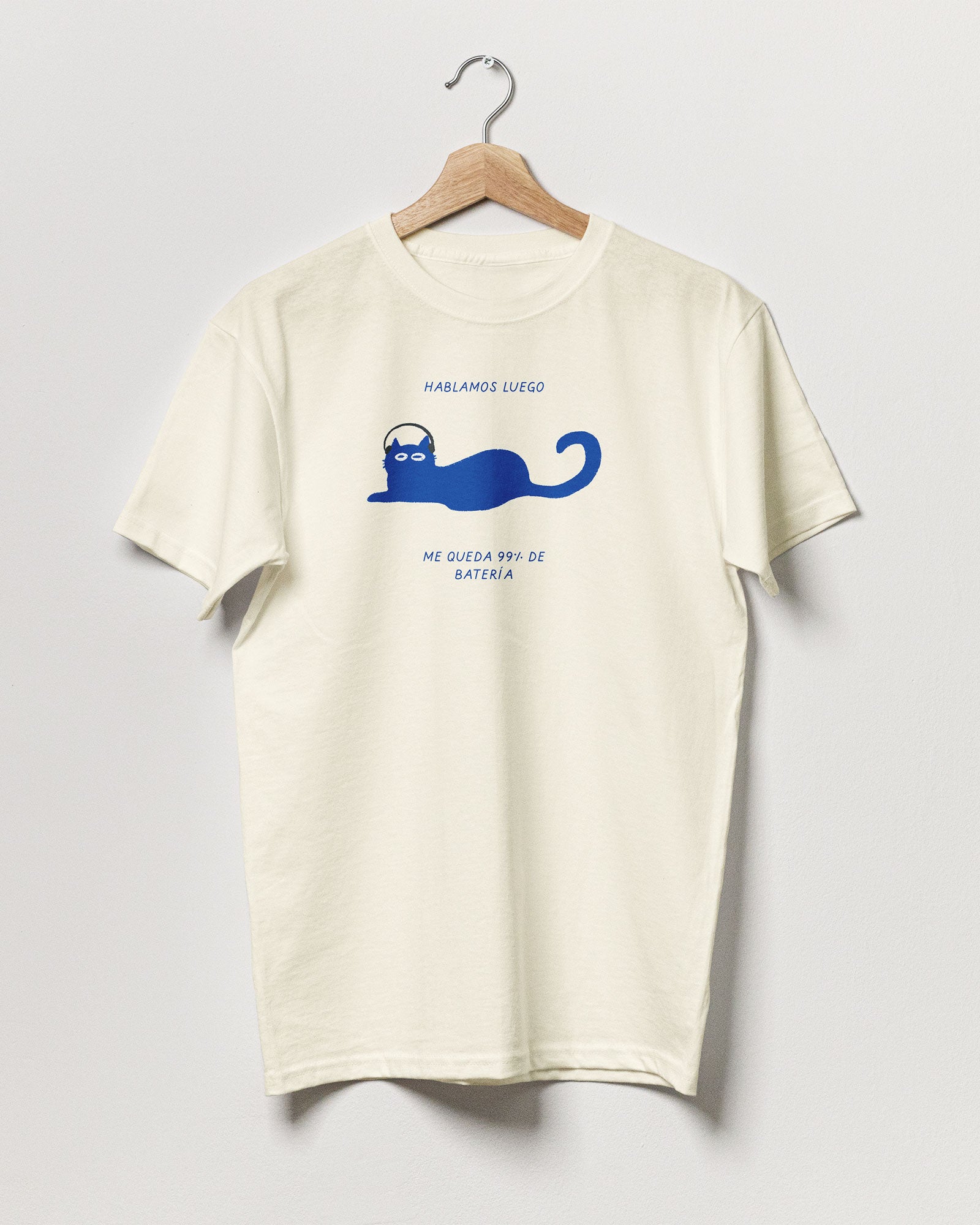 Short sleeve t-shirt "Hablamos luego" Stimmy Cat