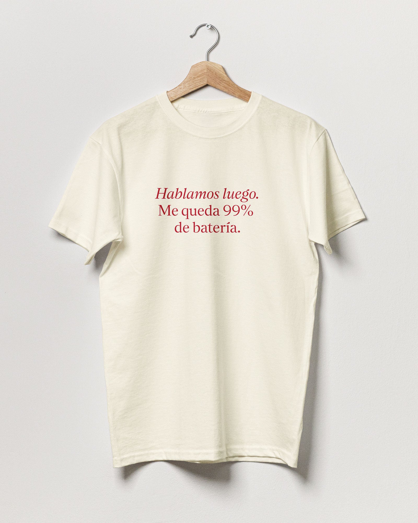 Short sleeve t-shirt "Hablamos luego"