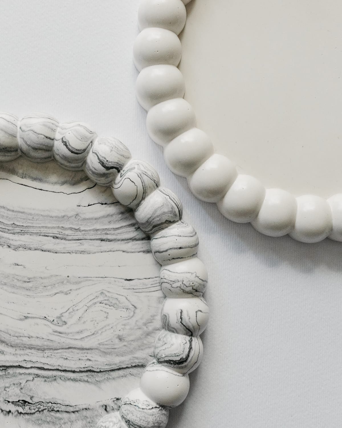 jesmonite bubble tray