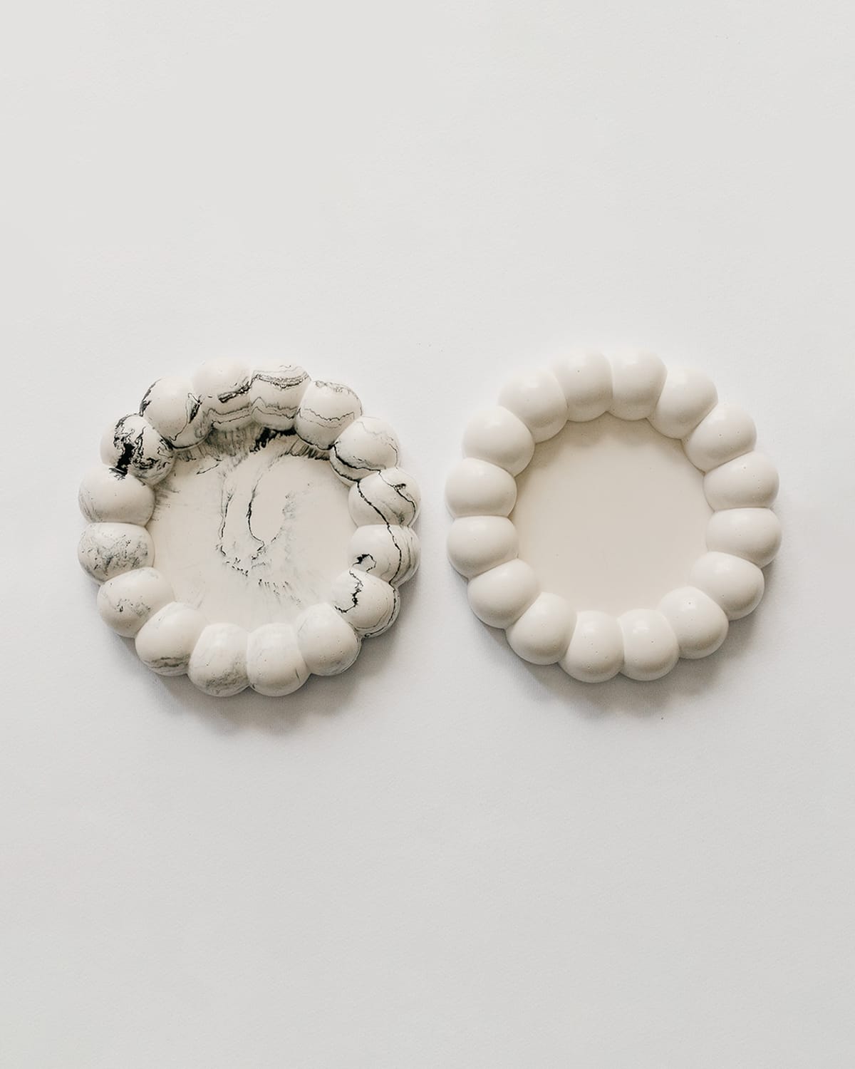 jesmonite bubble trays