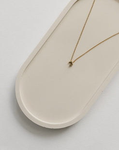 jesmonite oval tray