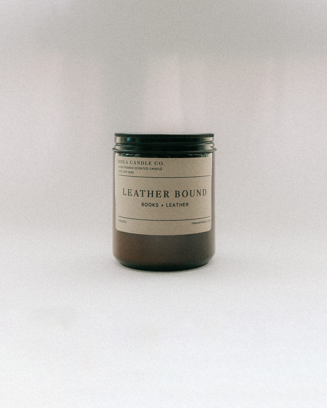 Leather Bound Candle | Books + Leather