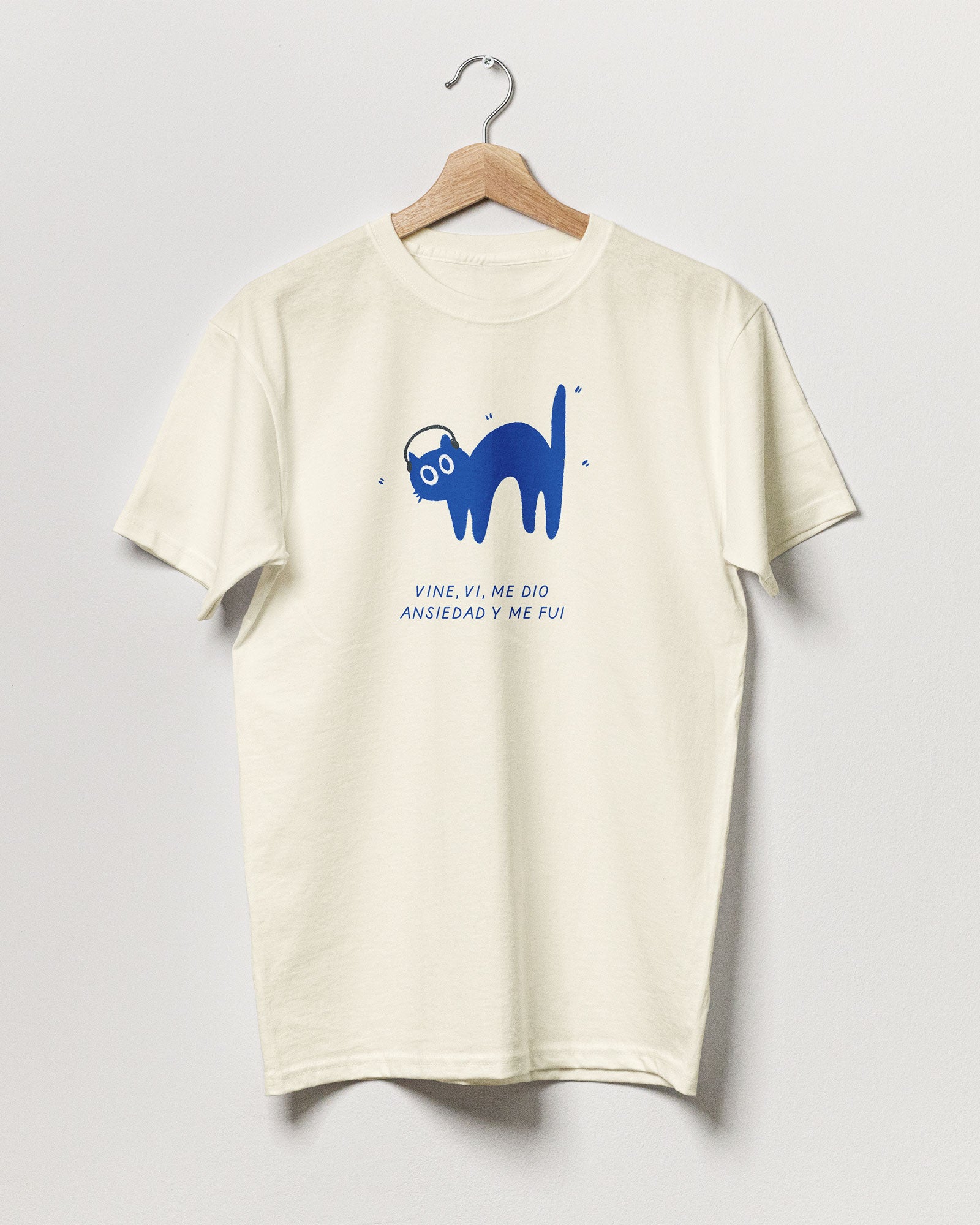Camiseta manga corta "Me fui" Stimmy Cat