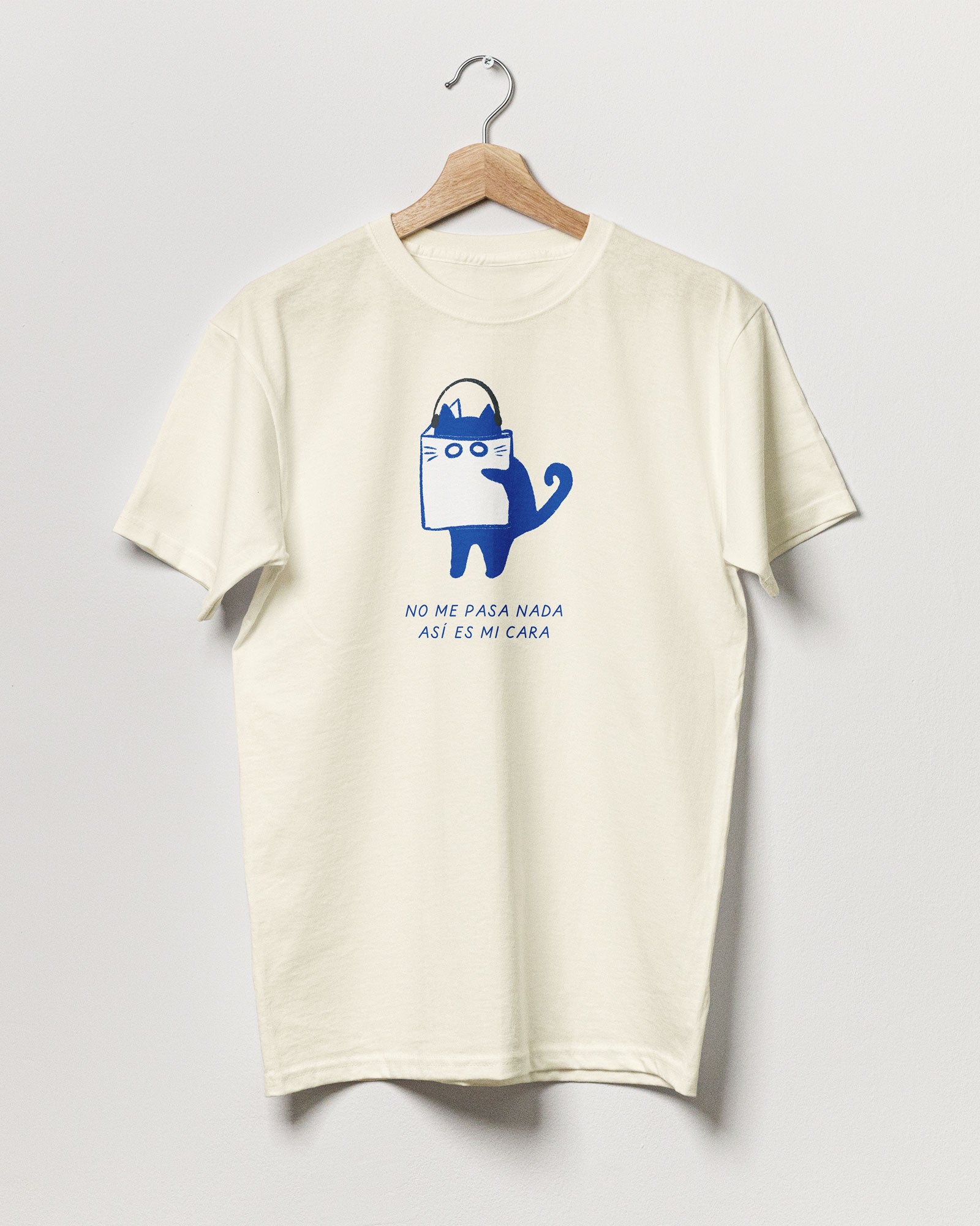 Short sleeve t-shirt "Así es mi cara" Stimmy Cat